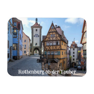 Plönlein in Rothenburg ob der Tauber, Germany Magnet