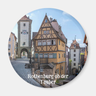Plönlein in Rothenburg ob der Tauber, Germany Magnet