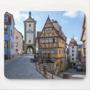 Plönlein in Rothenburg ob der Tauber, Germany Mouse Mat