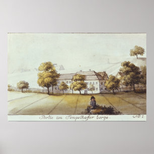 Plot at the Tempelhof Mountain, Berlin Poster