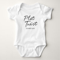 Plot Twist baby Pregnancy Announcement