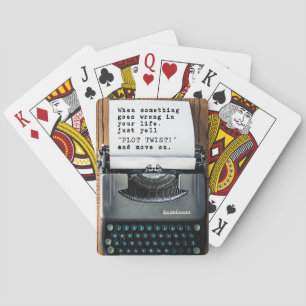 "Plot Twist" Playing Cards