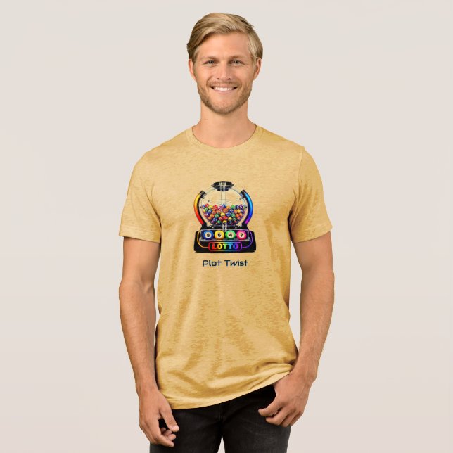 Plot Twist Urban Wear Political  Tri-Blend Shirt (Front Full)