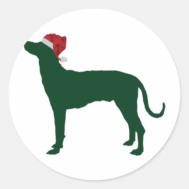 Plott Hound Classic Round Sticker (Front)