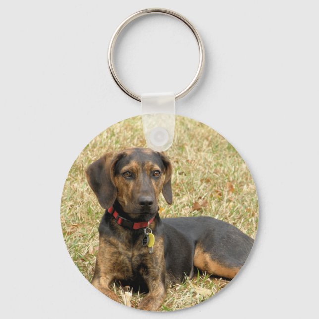 Plott Hound Key Ring (Front)