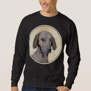 Plott Painting - Cute Original Dog Art Sweatshirt