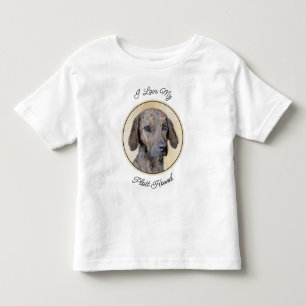 Plott Painting - Cute Original Dog Art Toddler T-Shirt
