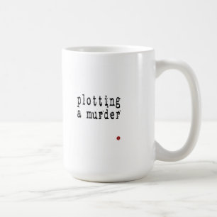 plotting a murder writer's mug