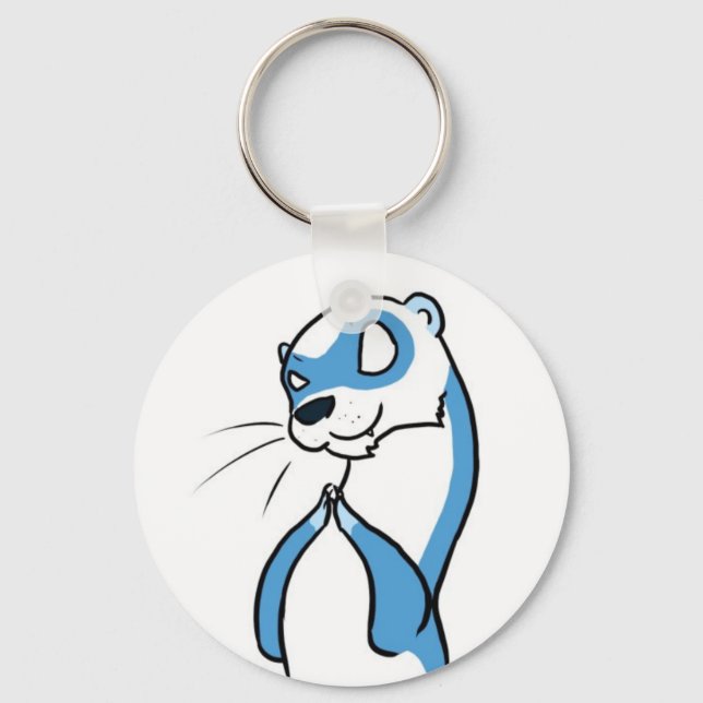 Plotting Ferret Keychain (Front)