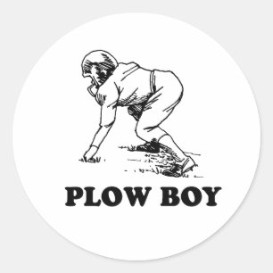 Plough Boy Classic Round Sticker