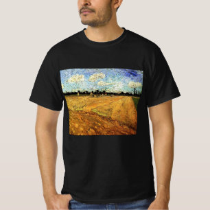 Ploughed Field (the Furrows) by Vincent van Gogh T-Shirt