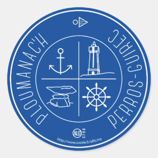 Ploumanach Perros-Guirec Classic Round Sticker