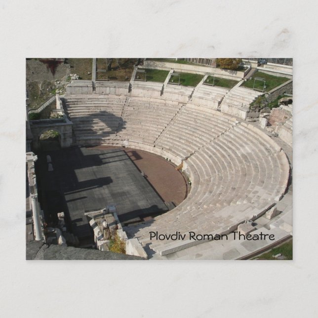 Plovdiv Roman Theatre Postcard (Front)
