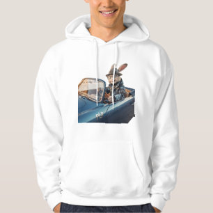 PLP LEPURO - Cute Warrior Bunny King Graphic Stree Hoodie