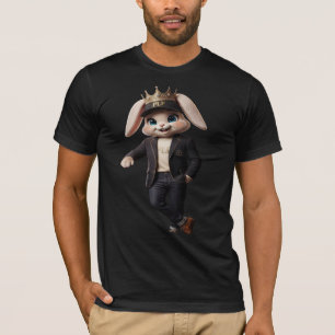 PLP NOVA V Cute Warrior Rabbit Graphic T-Shirt
