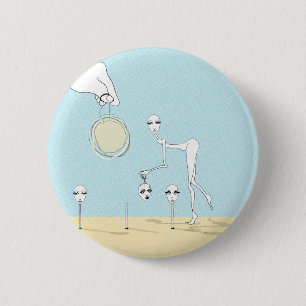 pluckin' joyful 6 cm round badge