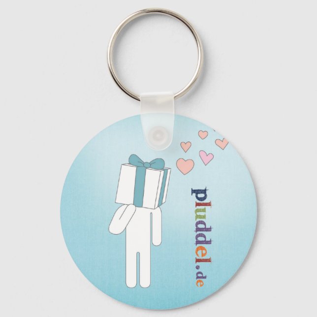 pluddel-schlüsselanhänger-herz key ring (Front)