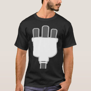 Plug Easy Plug And Socket Couple Halloween Costume T-Shirt