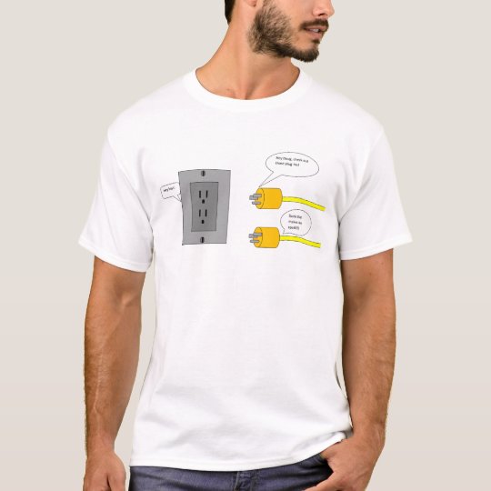 plug-ins cartoons t-shirt