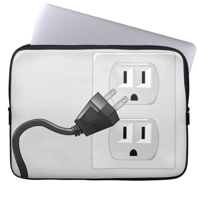 Plug It In Laptop Sleeve (Front)