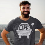 Plug Life Cute White Electric Car Graphic T-Shirt<br><div class="desc">Do you routinely plug your electric car in to charge it up? Then you are living the plug life, for sure. This cute design features an illustration of an electric car in white with the message "Plug Life" spelled out on the windshield. Makes a great gift for proud electric vehicle...</div>