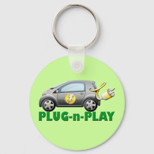 PLUG-N-PLAY ELECTRIC CAR KEY RING