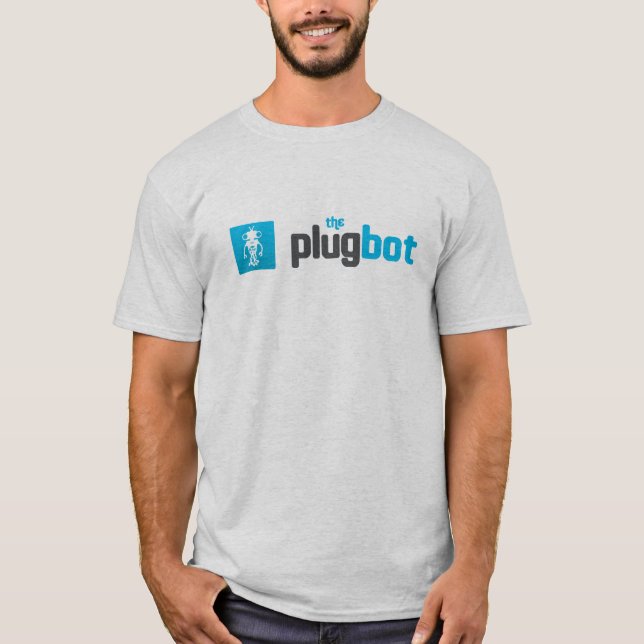 PlugBot Standard T-Shirt (Front)