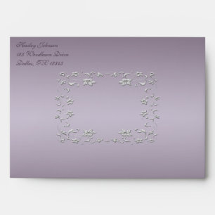 Plum and Pewter Envelope for 5"x7" Size Products