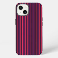 Plum and red candy stripes Case-Mate iPhone case