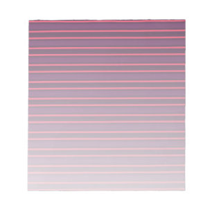 Plum and red candy stripes notepad