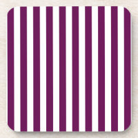 Plum and white candy stripes