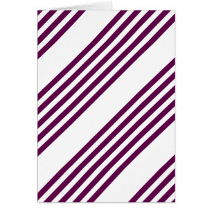 Plum and white five stripe pattern