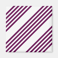 Plum and white five stripe pattern