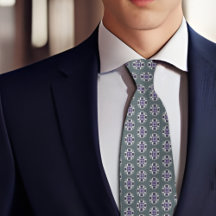 Plum and White Patterned Dots on Sage