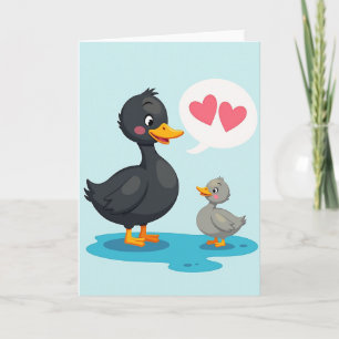 Plum Bird Mothers Day Love Card