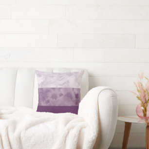 Plum Block Stripes Cushion