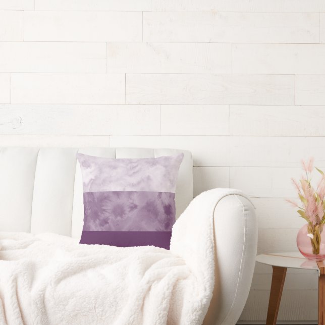 Plum Block Stripes Cushion (Couch)