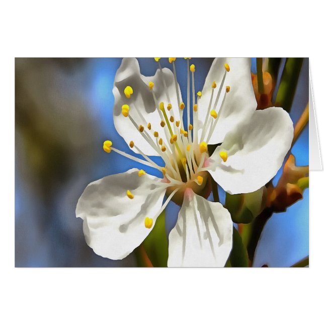 Plum Blossom Botanical Art (Front Horizontal)