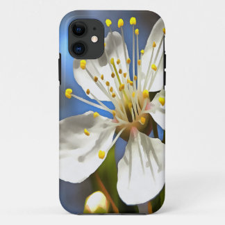 Plum Blossom Botanical Art iPhone 11 Case