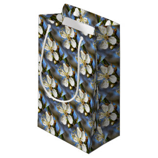 Plum Blossom Botanical Art Small Gift Bag