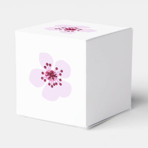 Plum blossom, cherry blossom favour box