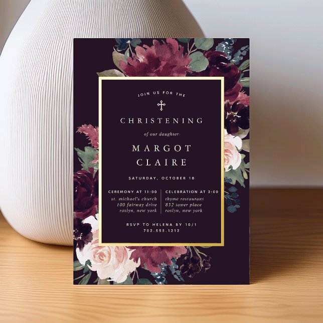 Plum Blossom Christening or Baptism (Creator Uploaded)