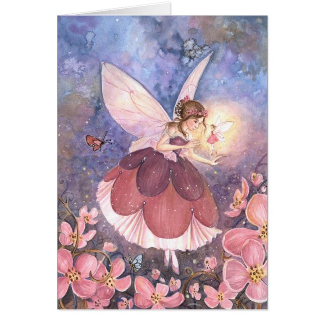 "Plum Blossom Fairy" Card (Front)