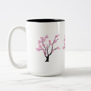 Plum Blossom Tree Two-Tone Coffee Mug
