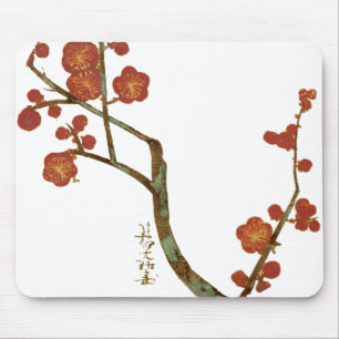 Plum Blossoms, Ogata Korin Japanese Fine Art Mouse Mat