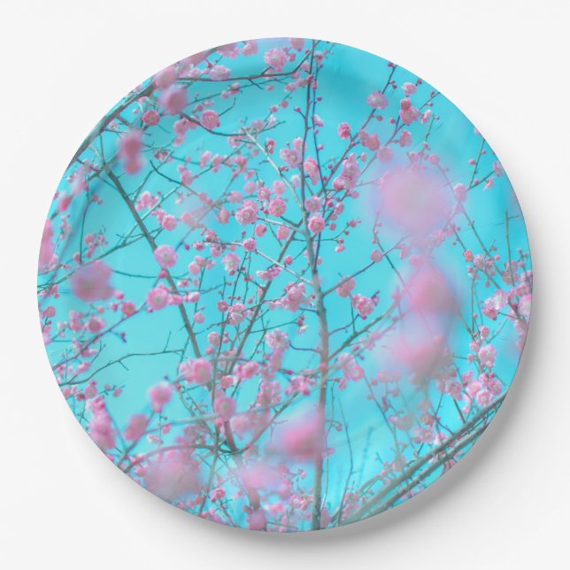 Plum Blossoms (Suzhou, China) Paper Plate (Front)