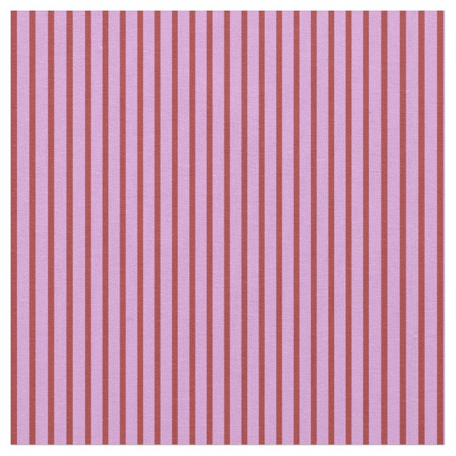 Plum & Brown Lined Pattern Fabric (Close Up)