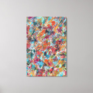 Plum Crazy 24 x 36 Wrapped Canvas