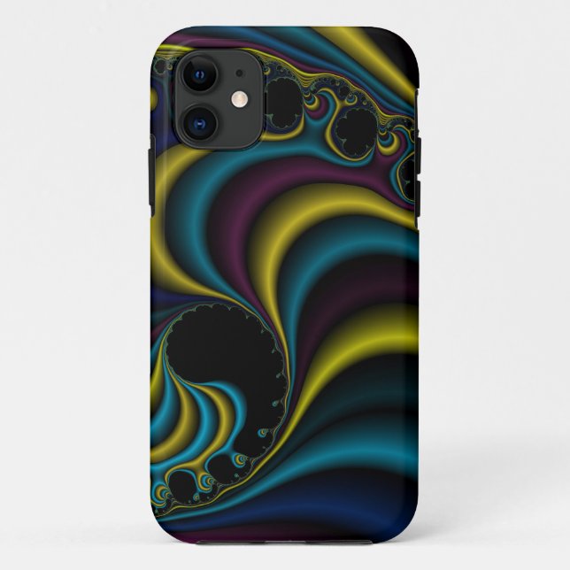 Plum Crazy fractal Case-Mate iPhone Case (Back)