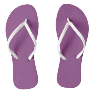 Plum Flip Flops